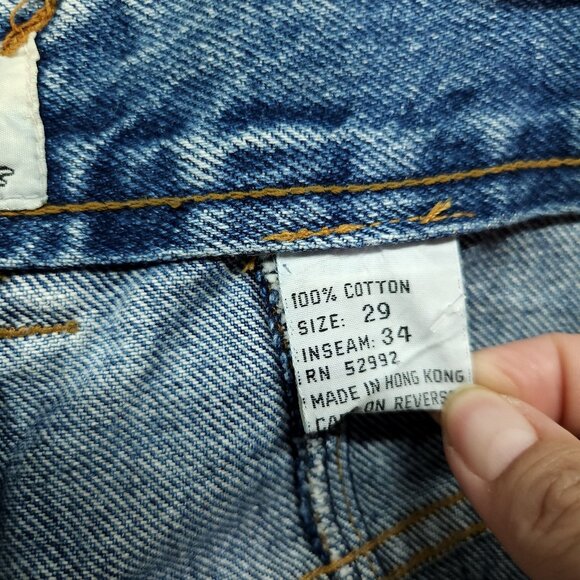 Vintage Jordache Mom Jeans Women Size 29 Pleated High Rise Tapered - Picture 9 of 14